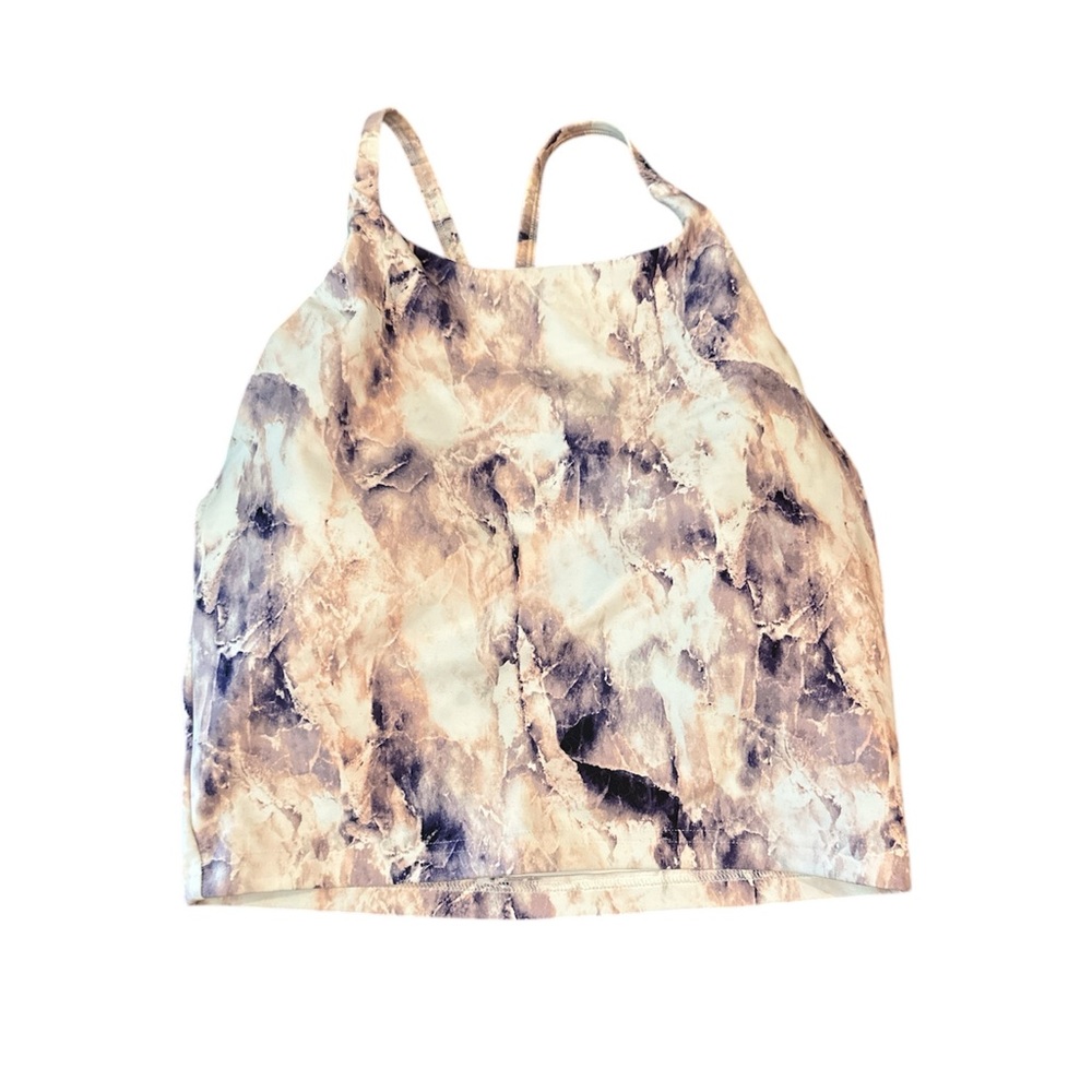 Stylish Women's Marble Print old navy active tank top